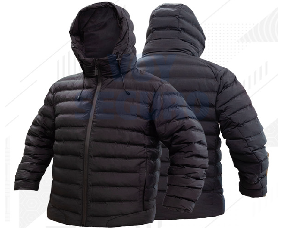 PARKA PUKEM CON GORRO MANGA LARGA HOMBRE
